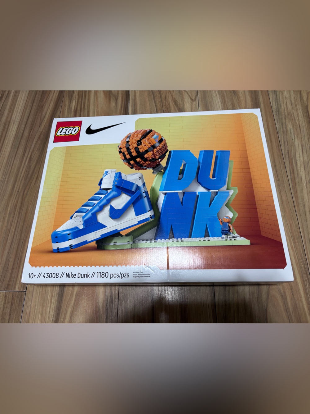 NEW Nike Dunk x LEGO Set 43008 Limited Edition Buildable Sneaker Collab Sealed M